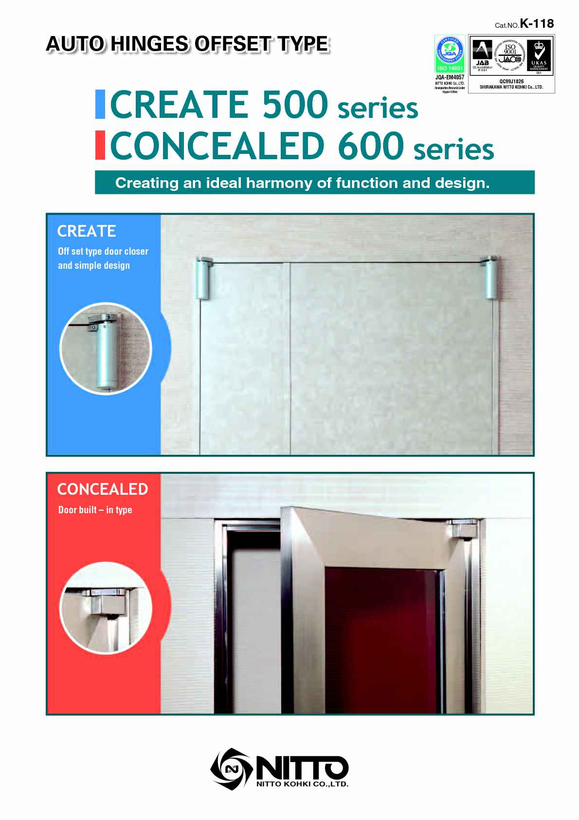 Concealed Door Closer Nhn Door Closer